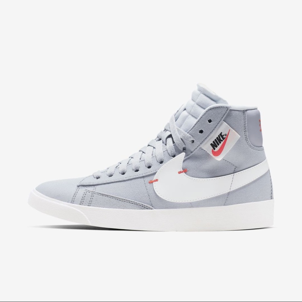 Nike Women’s Blazer Mid Rebel Shoes in Wolf Gray